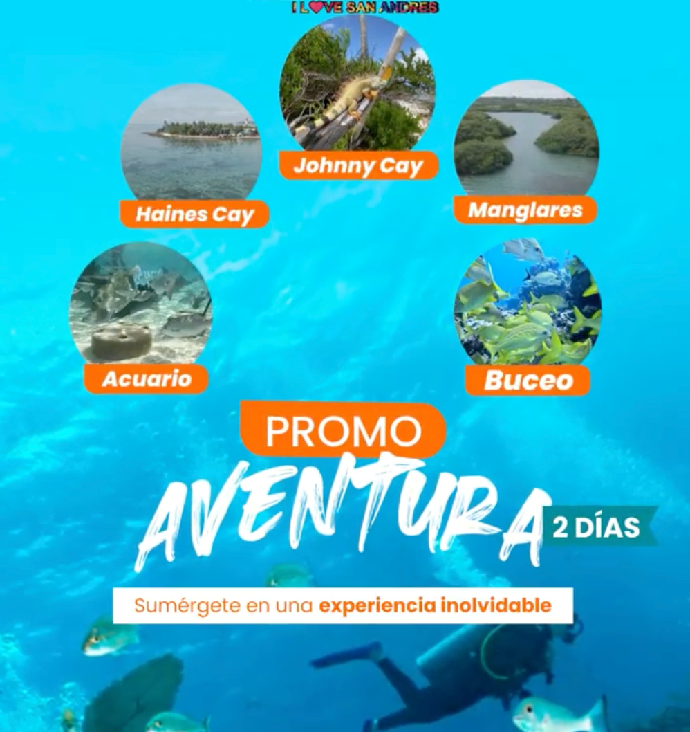 Promo Aventura de Conociendo San Andrés