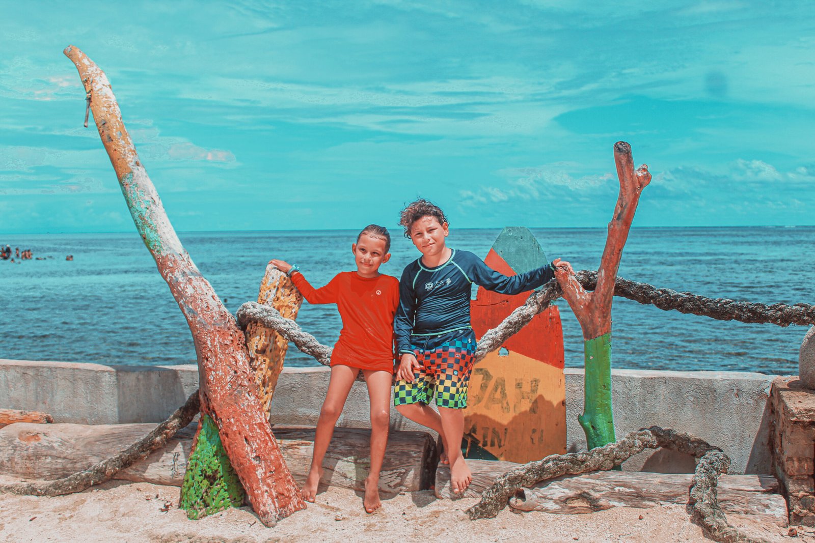 Viajeros creando recuerdos en San Andrés